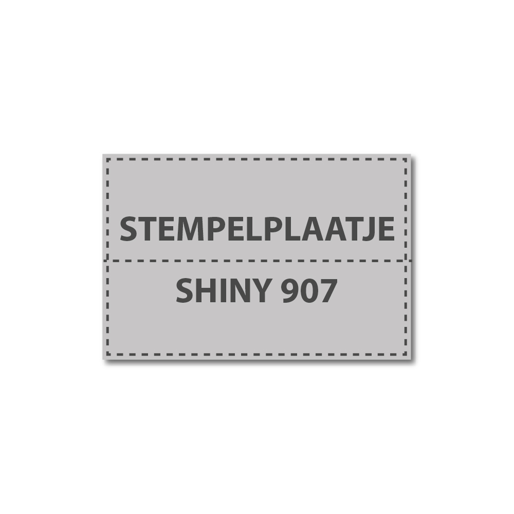 Sempelplaatje 907 Shiny stempel
