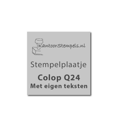 Tekstplaatje Colop Printer Q24