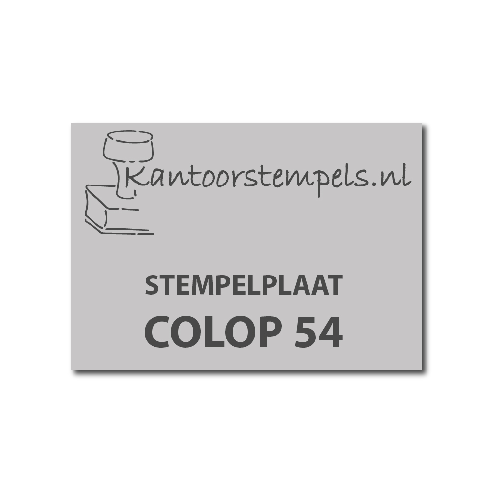 Plaatje Colop Printer 54