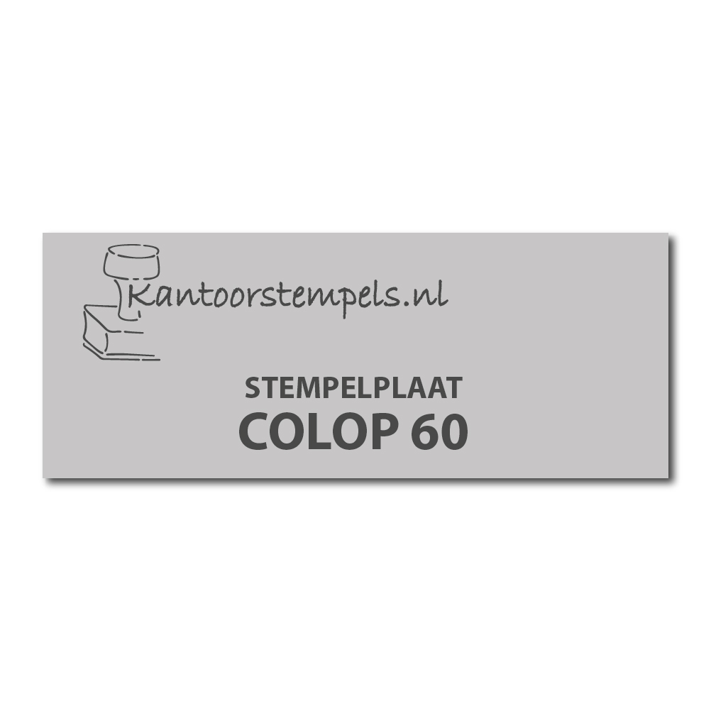 Tekstplaatje Colop Printer 60