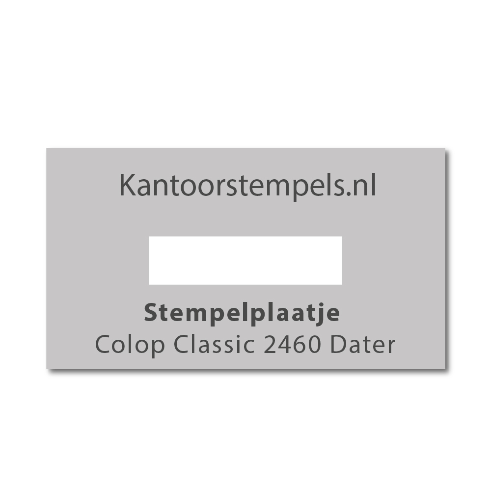 Tekstplaatje Colop Classic 2460
