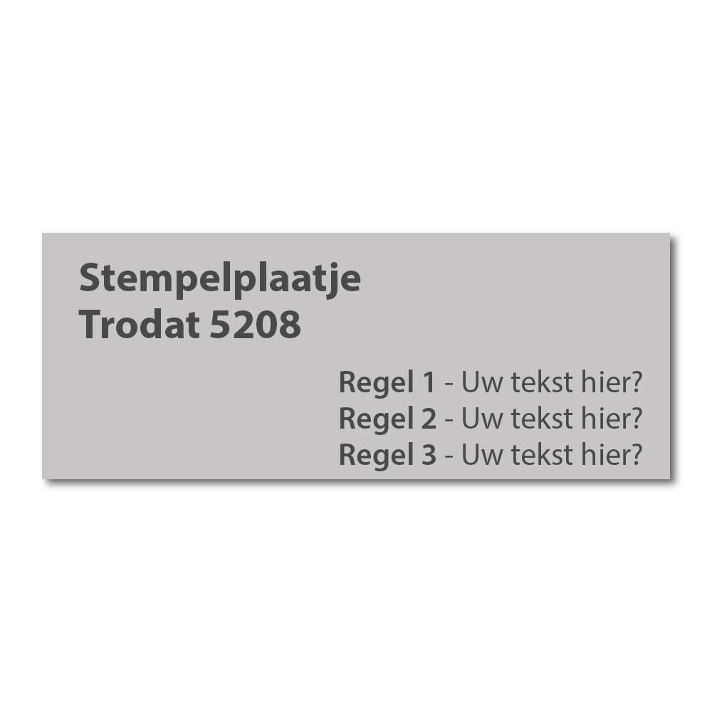 Stempelplaat Trodat Professional 5208