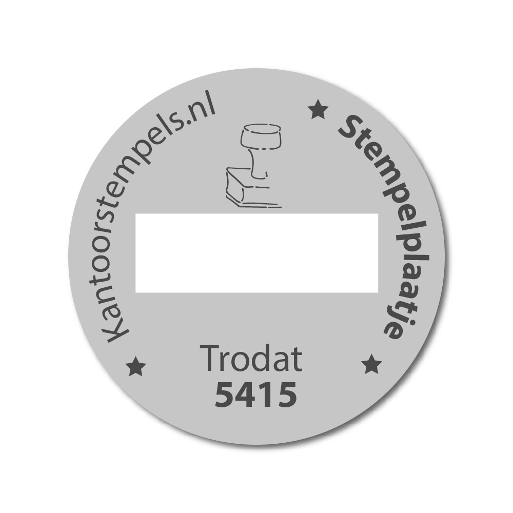 Sempelplaatje 5415 Trodat stempel