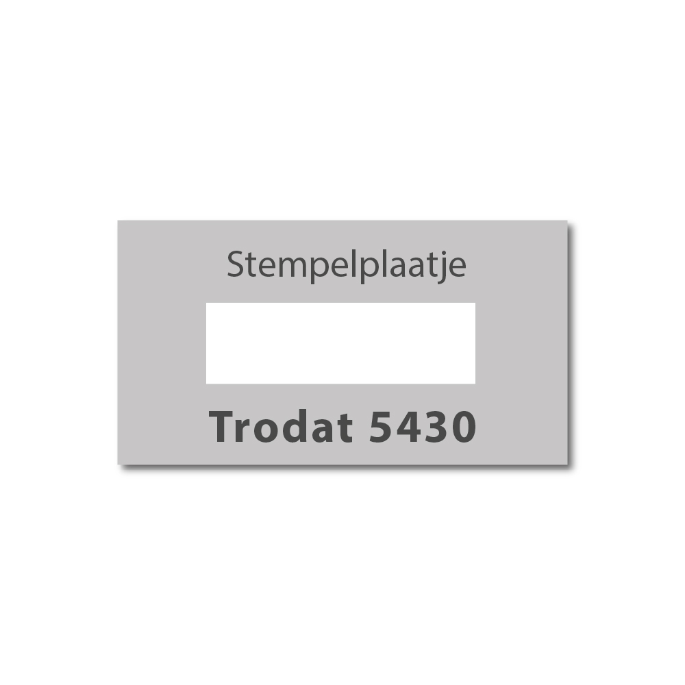 Stempelplaat Trodat Professional 5430 / 5431 datumstempel