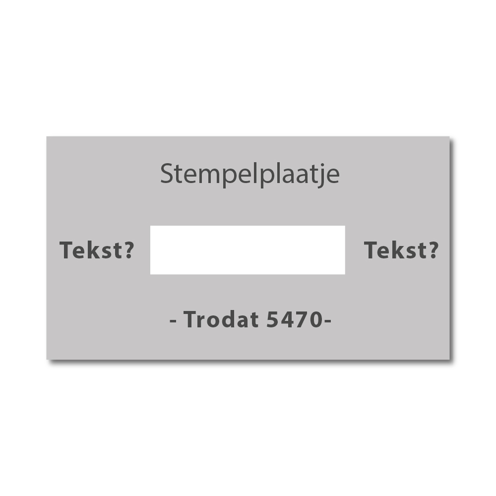 Stempelplaat Trodat Professional 5470 datum