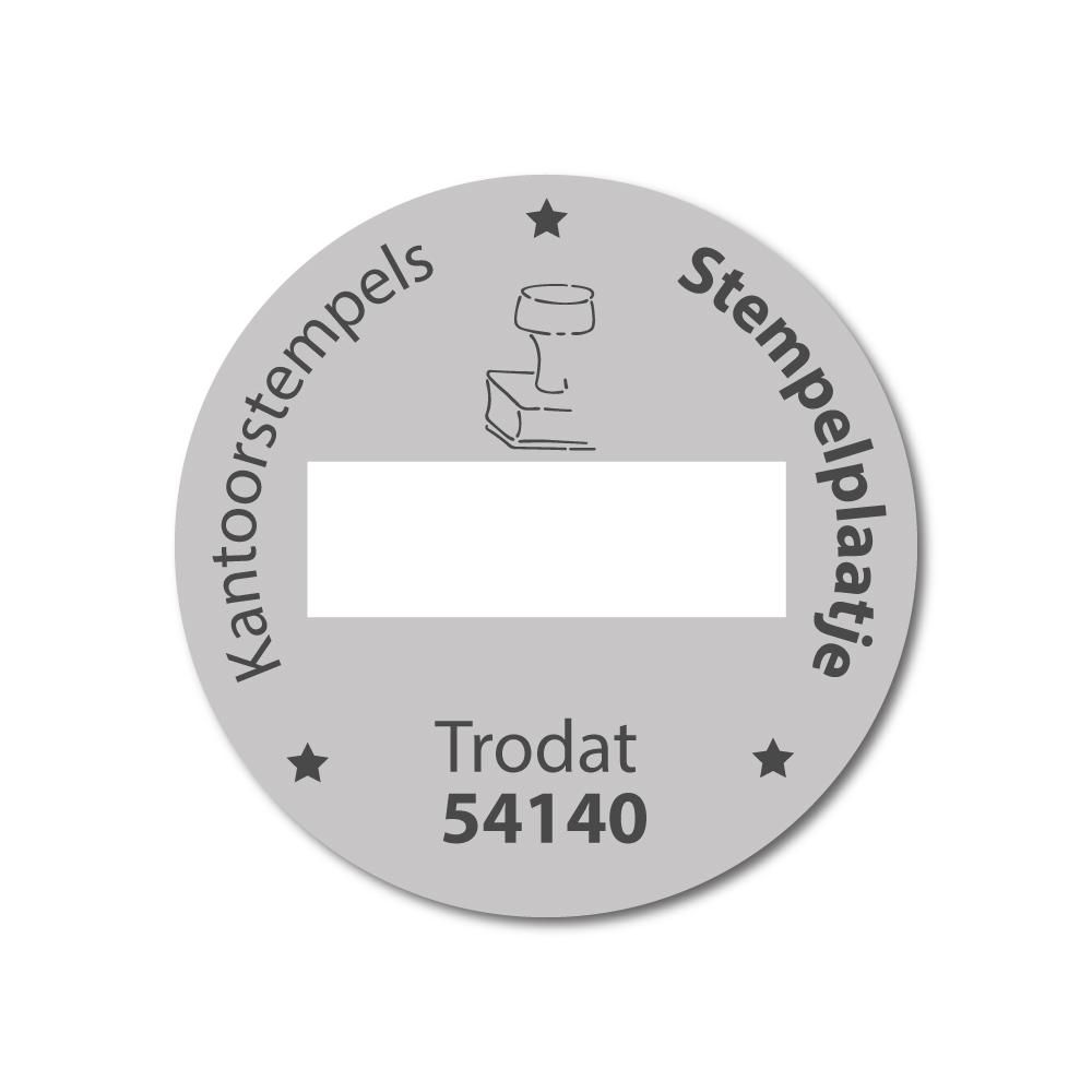 Sempelplaatje 54140 Trodat stempel