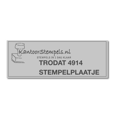 Stempelplaat Printy 4914