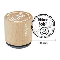 School stempel Houten handstempel "Woodies" | Nice Job