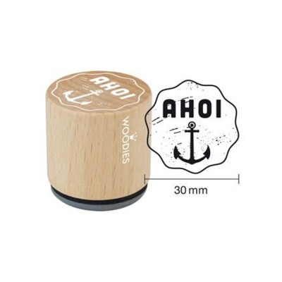 Houten handstempel "Woodies" | Ahoy