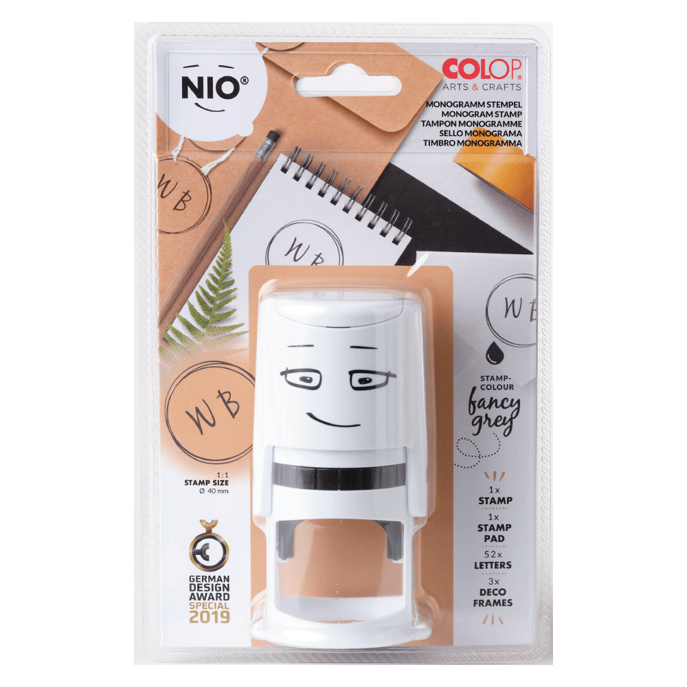 Nio monogram stempel Stationary