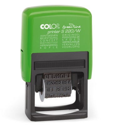 Colop Printer S 220W GREEN LINE Woordstempel | Kantoorstempels.be