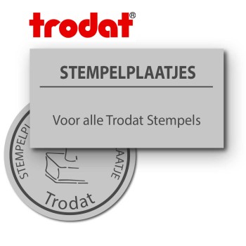 Trodat tekstplaatjes | Kantoorstempels.be