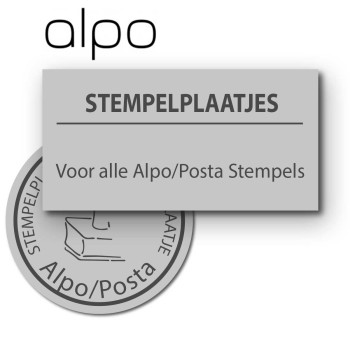 Alpo / Posta tekstplaatjes | Kantoorstempels.be