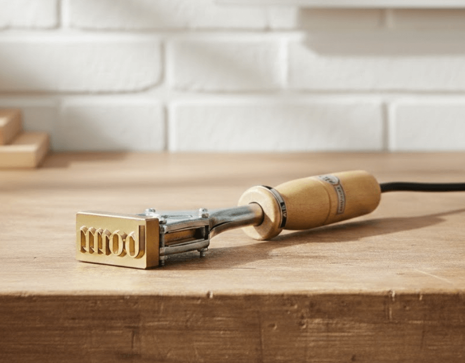 Brandstempel ALK met eigen ontwerp