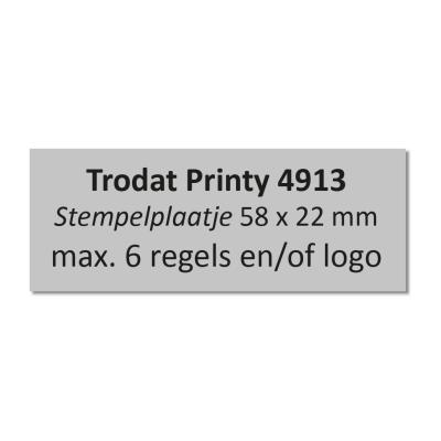 Stempelplaat Trodat Printy 4913