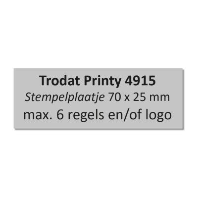 Stempelplaat Trodat Printy 4915