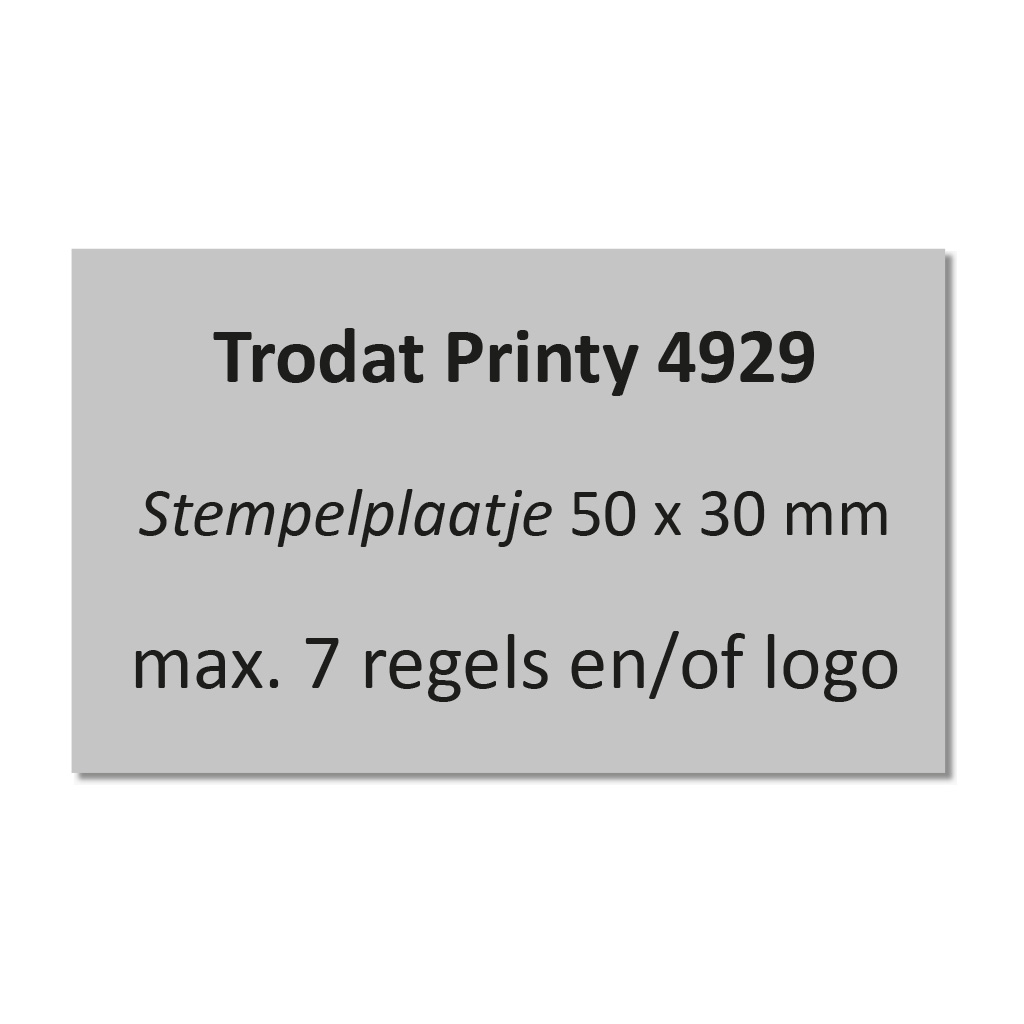 Stempelplaat Trodat Printy 4929