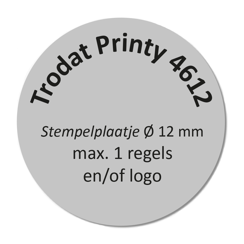 Stempelplaatje Trodat 4612