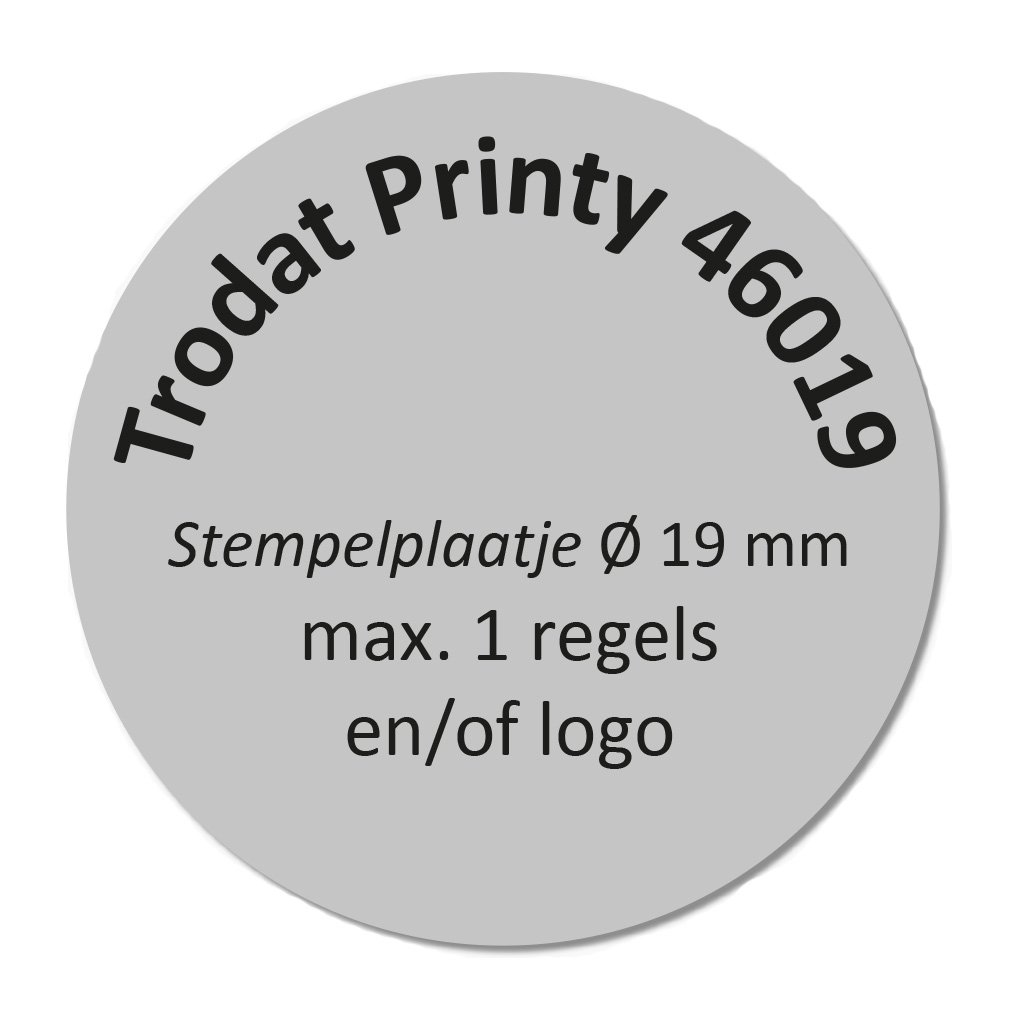 Stempelplaat Trodat Printy 46019