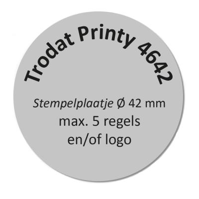 Stempelplaat Trodat Printy 4642 kopen? I Kantoorstempels.be