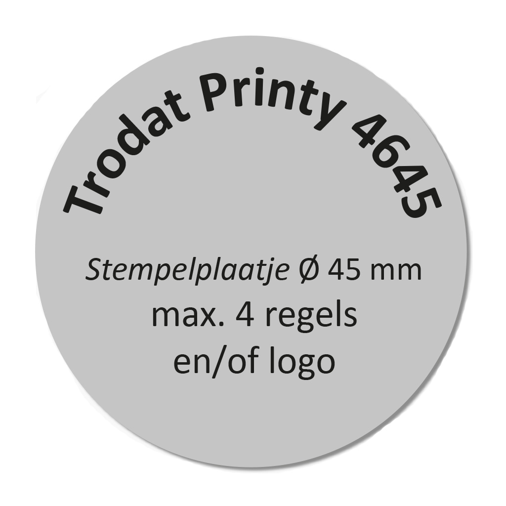 Stempelplaatje Trodat 46045 stempel