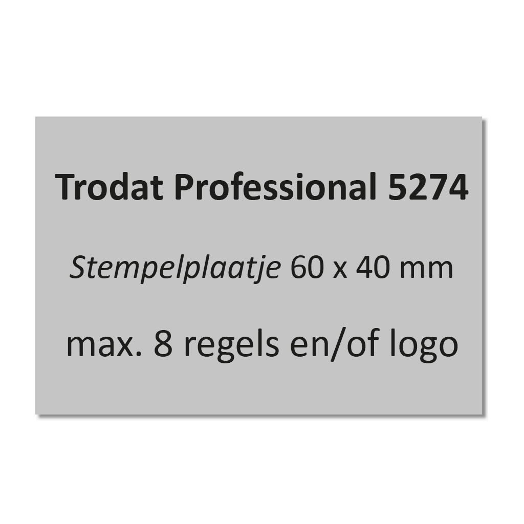 Stempelplaat Trodat Professional 5274