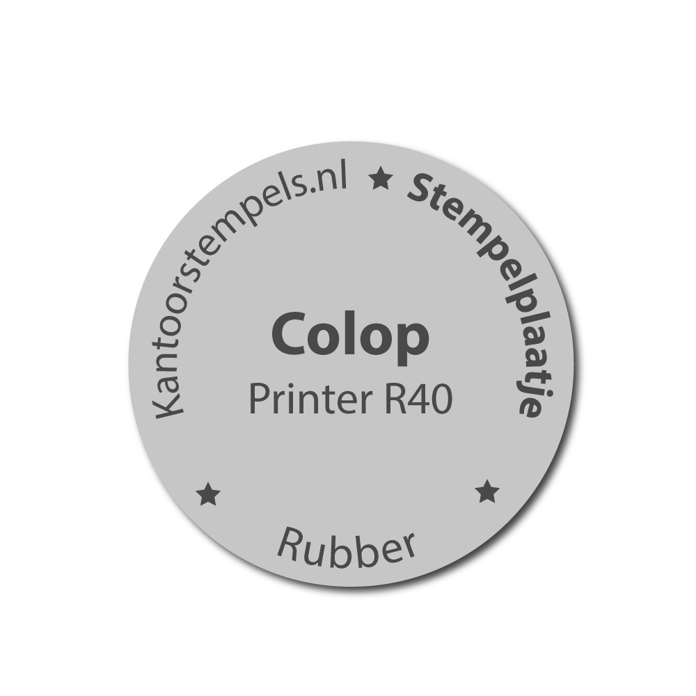 Tekstplaatje Colop Printer R40 | Kantyoorstempels.be