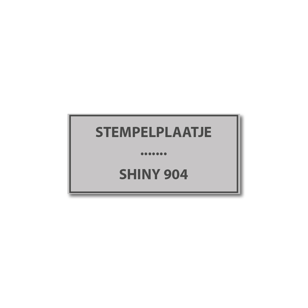 Tekstplaatje Shiny Essential 904