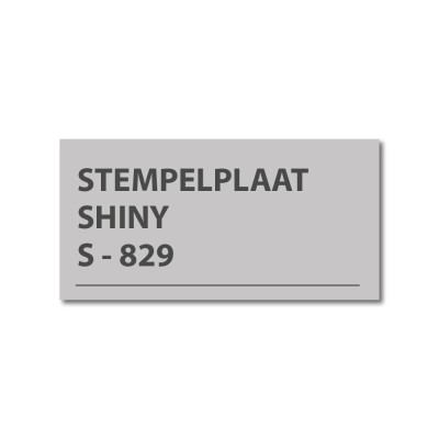 Tekstplaatje Shiny Printer S-829