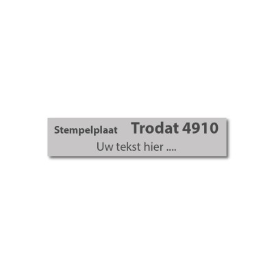 Stempelplaat Trodat Printy 4910