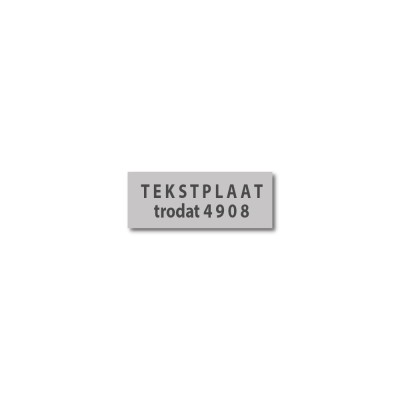 Stempelplaatje Trodat 4908