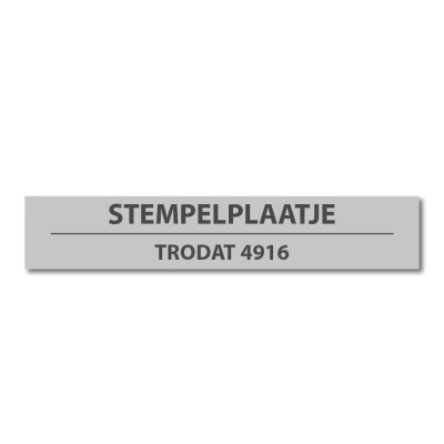 Stempelplaat Trodat Printy 4916