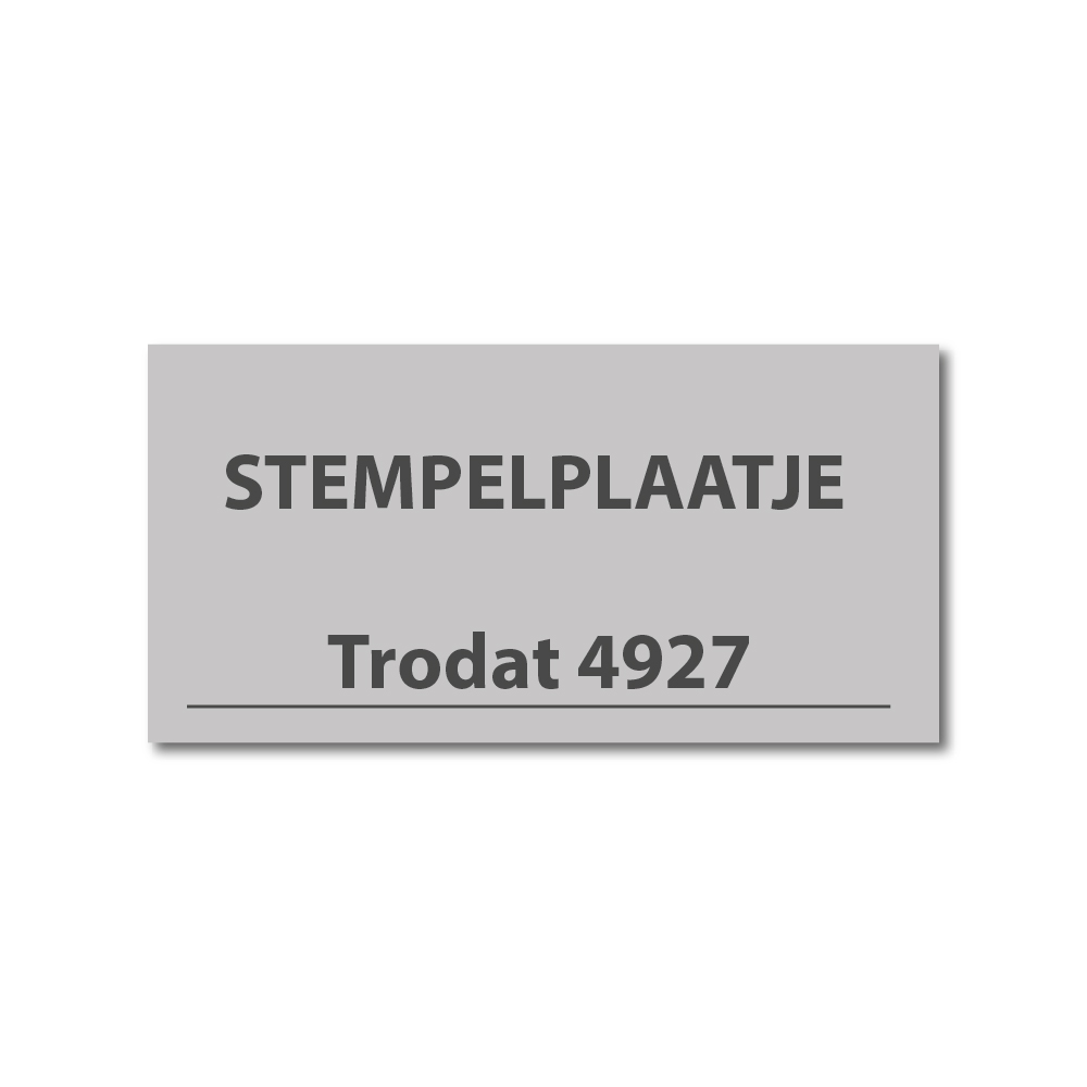 Stempelplaat Trodat Printy 4927