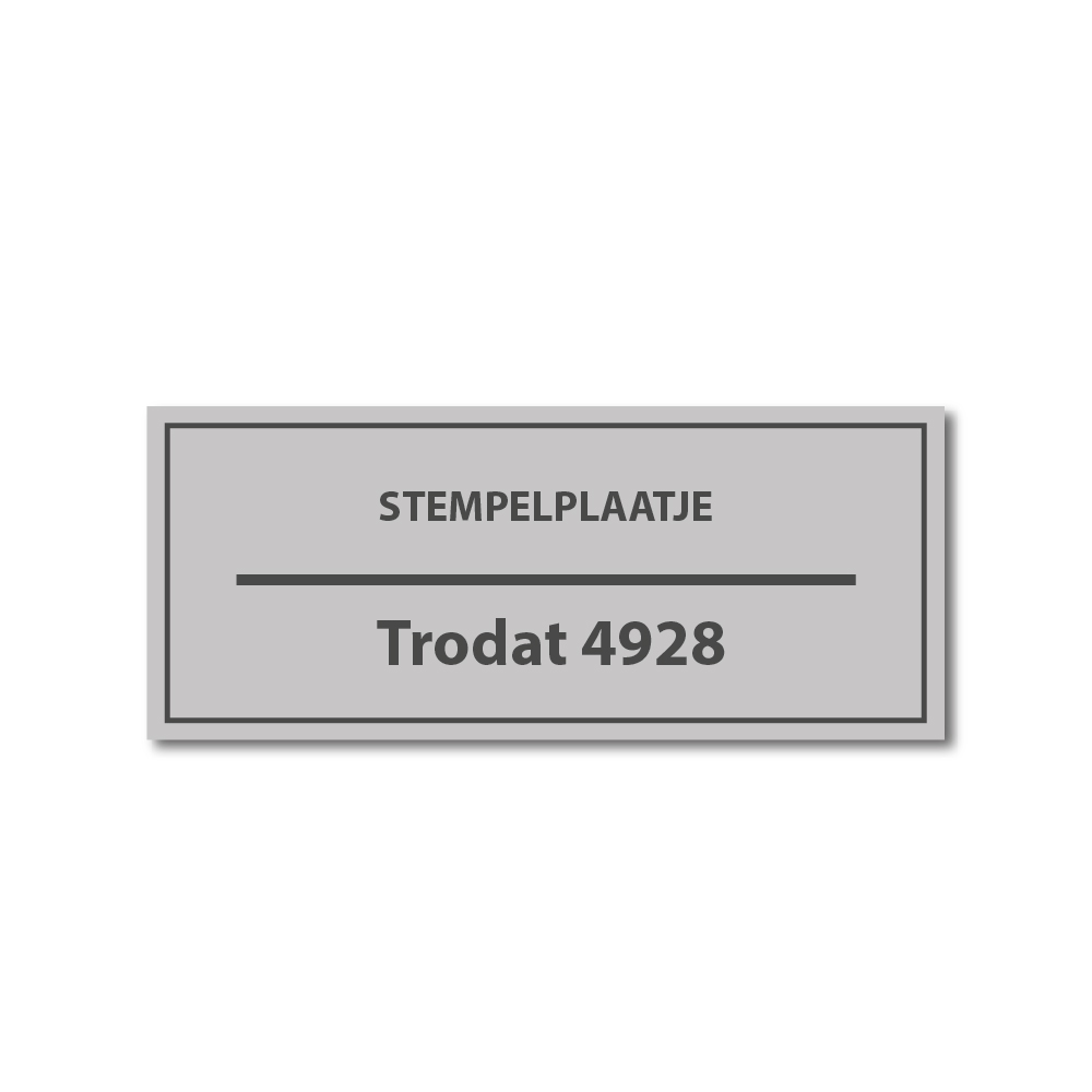 Stempelplaat Trodat Printy 4928