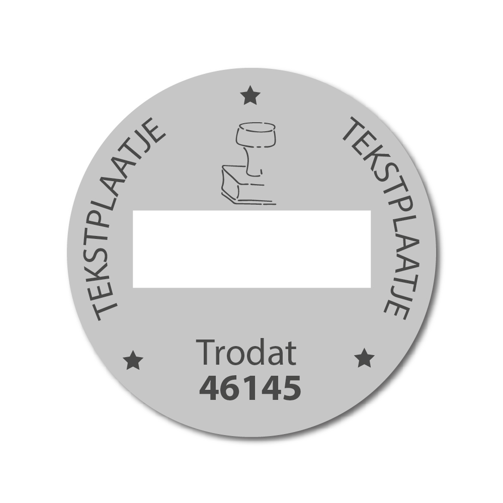 Stempelplaat Trodat Printy 46145 datumstempel