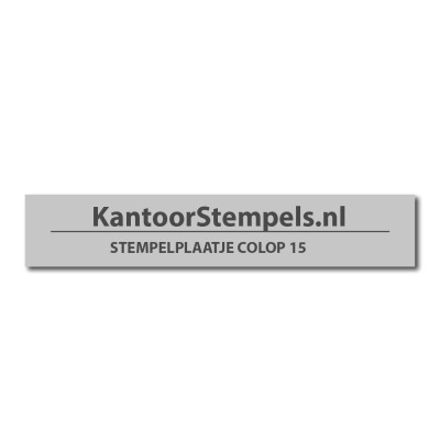 Stempelplaatje colop printer 15