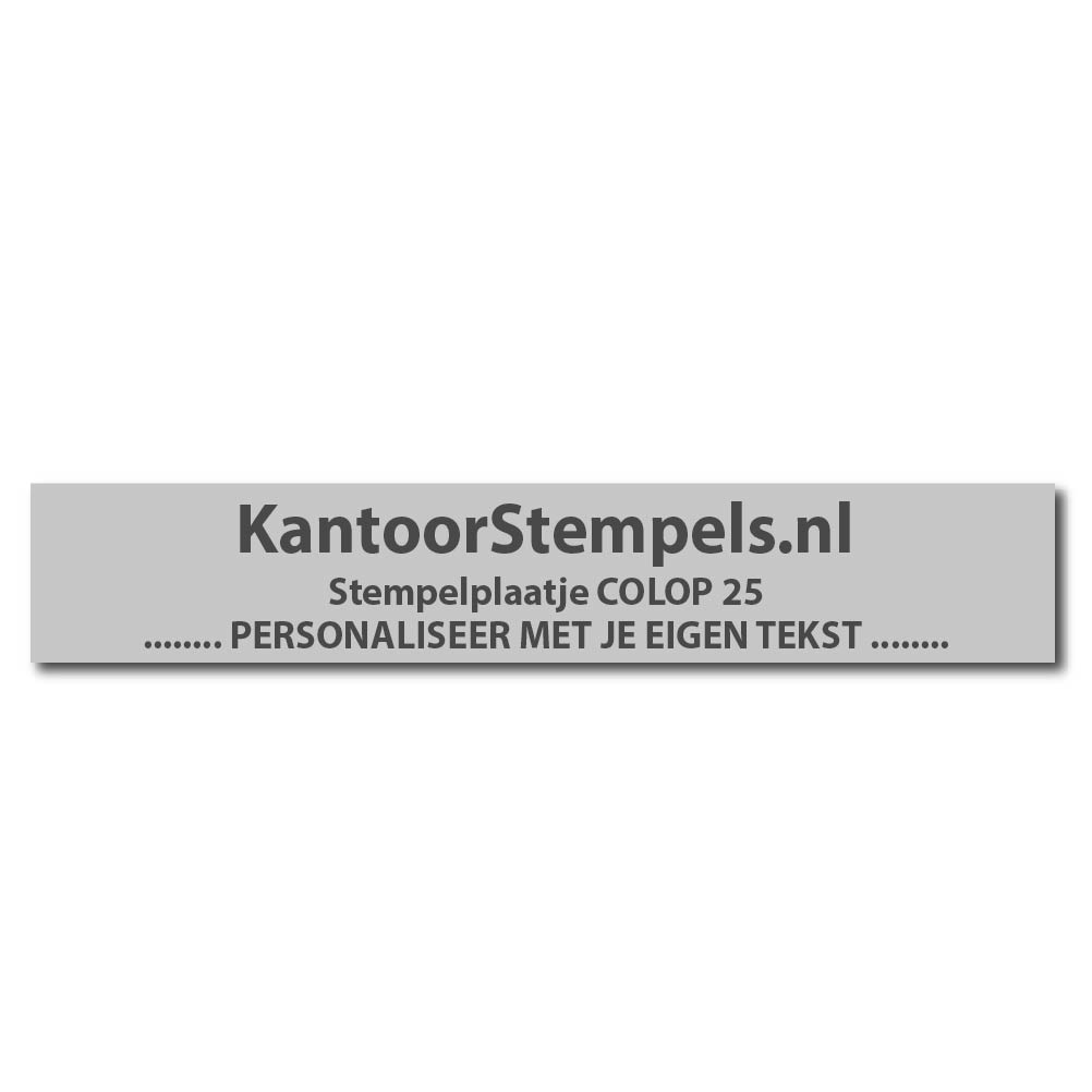 Stempelplaatje Colop Printer 25 | Kantoorstempels.be