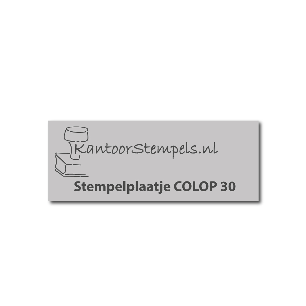 Stempelplaatje Colop Printer 30 | Kantoorstempels.be