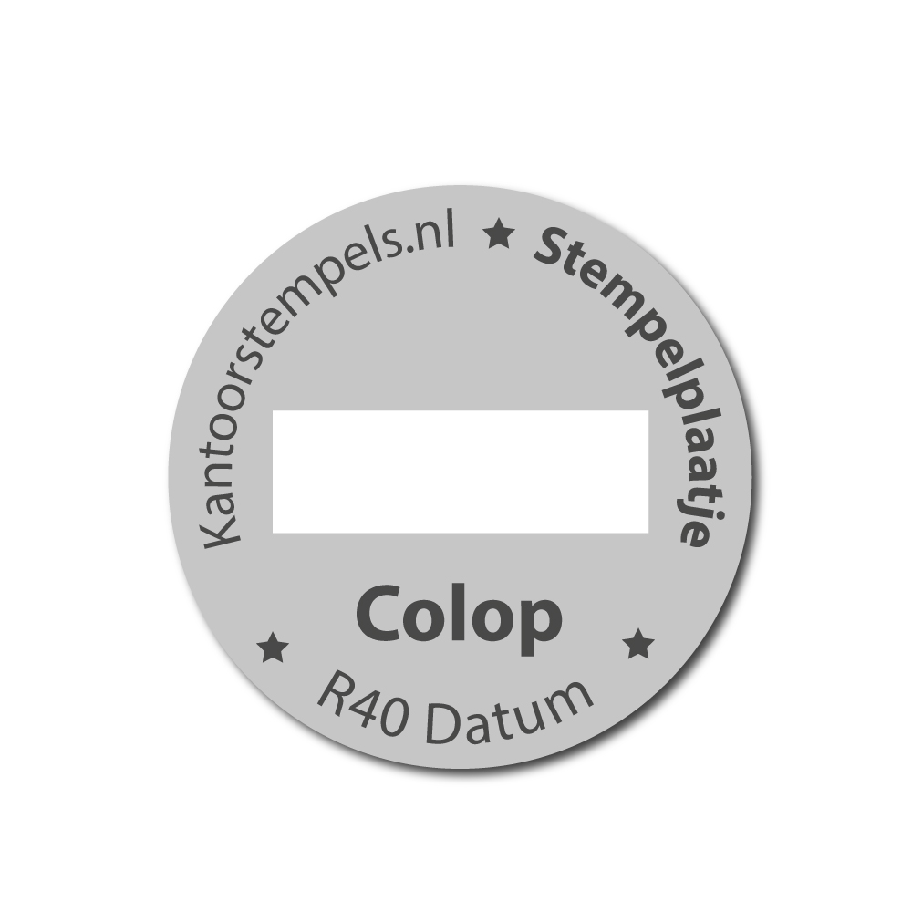 Tekstplaatje Colop Printer R40D | Kantoorstempels.be
