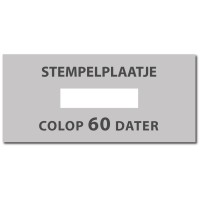 Tekstplaatje Colop Printer 60 D