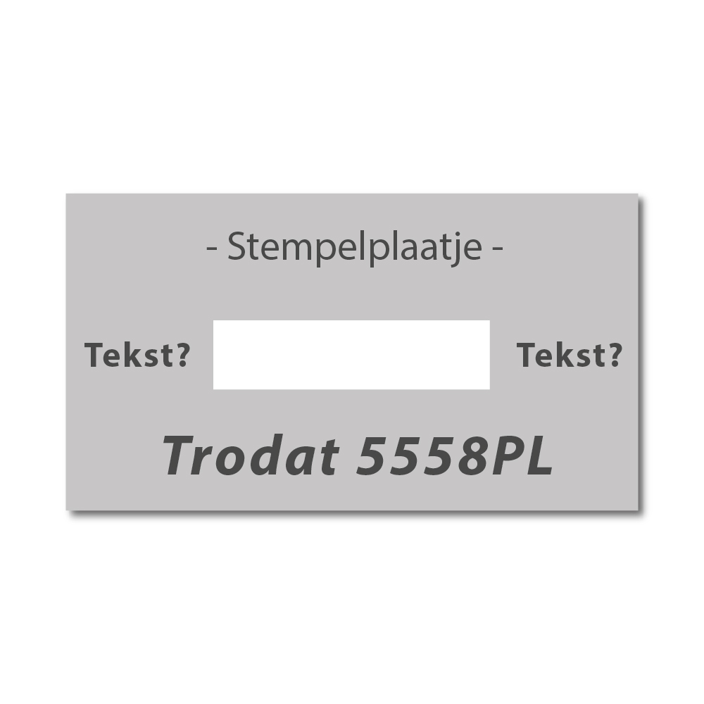 Stempelplaat Trodat Professional 5558 / PL