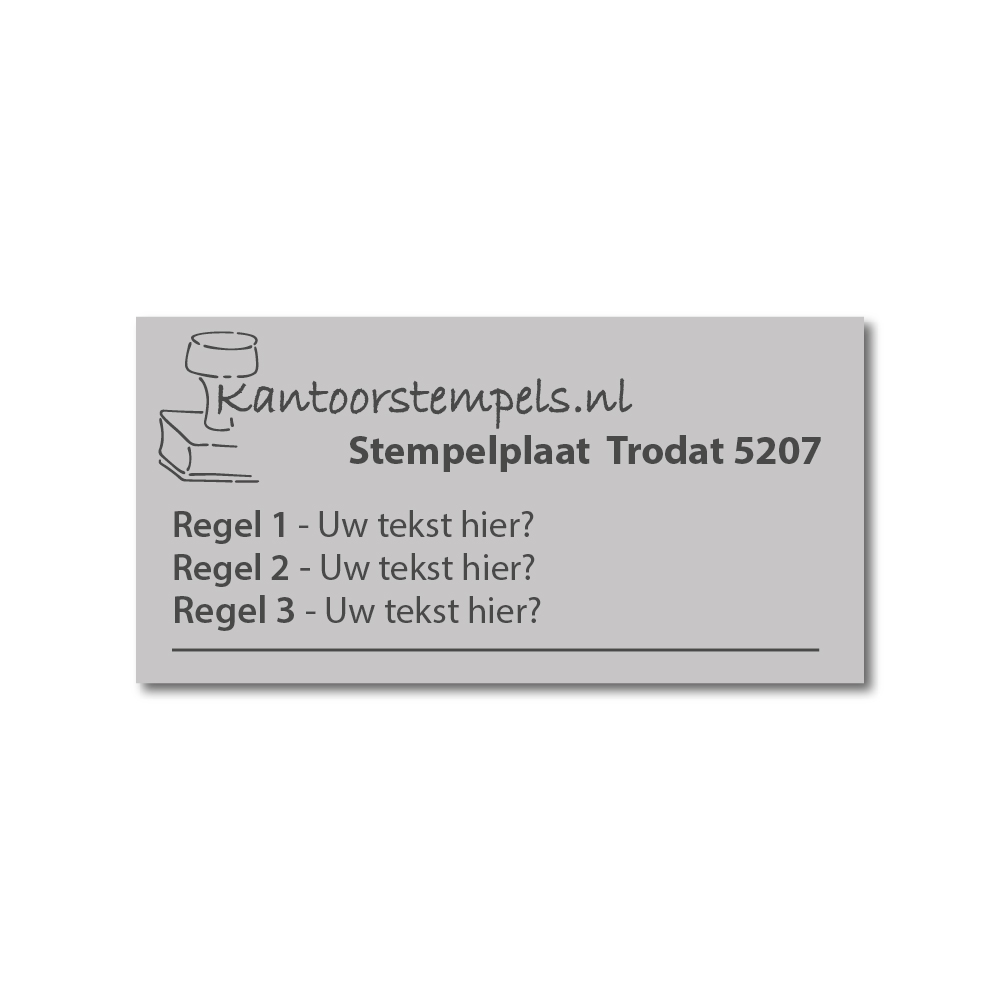 Stempelplaat Trodat Professional 5207