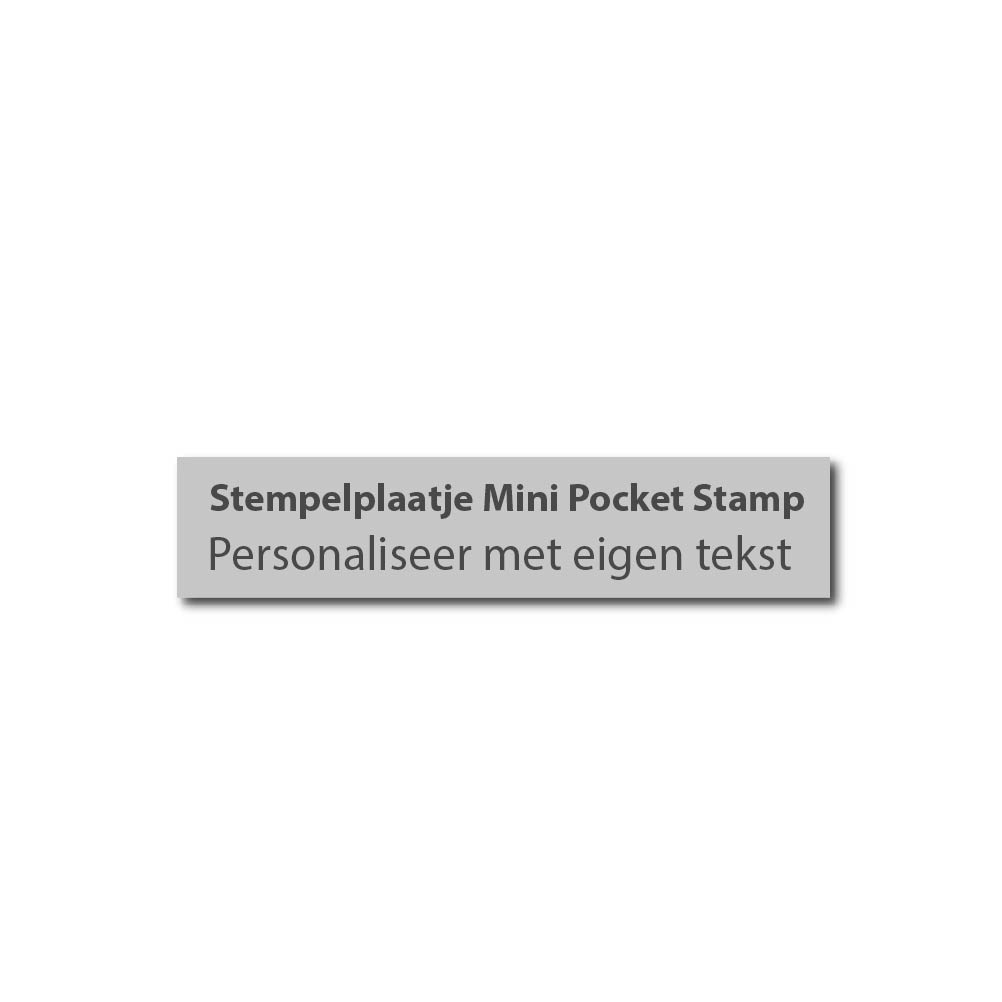 stempelplaatje Colop mini pocket